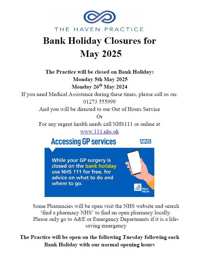 May bank holiday